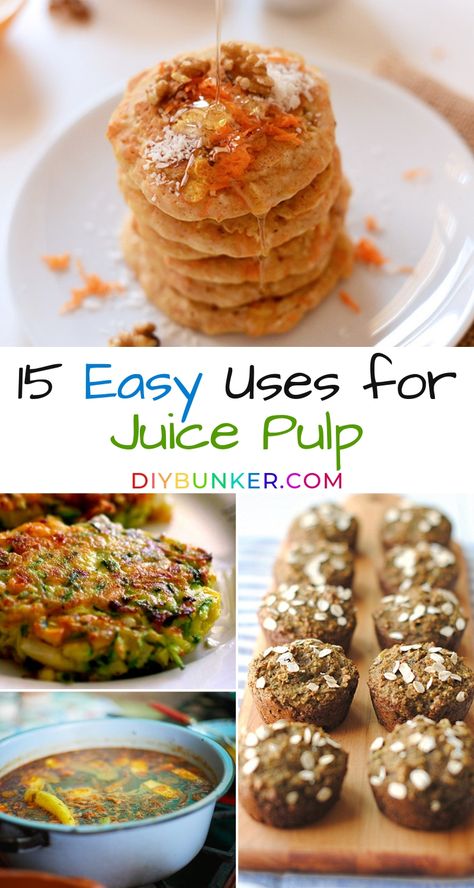 Add Fiber To Your Diet, Juice Pulp Muffins, Juicer Pulp Recipes, Juice Pulp Recipes, Pulp Recipes, Pulp Recipe, Juicer Recipes, Juice Fast, Raw Foods