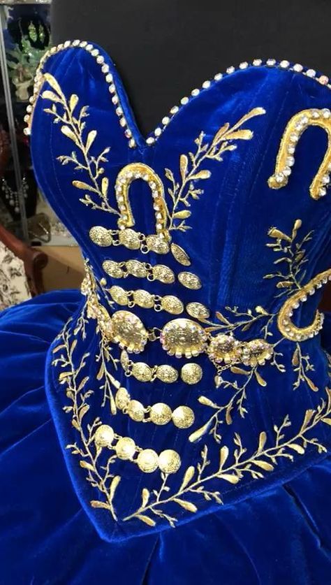 Mariachi Quinceanera, Mariachi Quinceanera Dress, Dresses Quinceanera Blue, Quinceanera Blue, Charro Dress, Gown Royal Blue, Royal Blue Quinceanera Dresses, Royal Blue Quinceanera, Vestido Charro