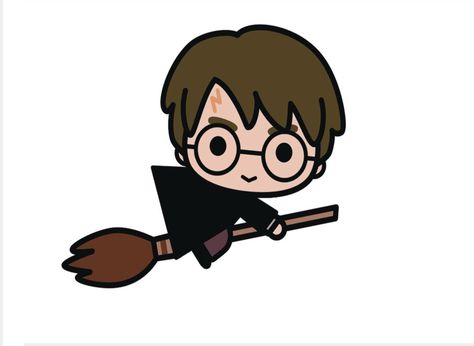 Harry Potter Broom Drawing, Harry Potter Broomstick, Harry Potter Broom, Harry Potter Chibi, Imprimibles Harry Potter, Art Harry Potter, Harry Potter Images, Harry Potter Artwork, Harry Potter Drawings