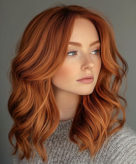 Seasonal Hair Inspo: Auburn Highlights for Fall Highlights For Fall, Beanie Hairstyles, Romantic Braid, Sun Kissed Highlights, Nordic Wedding, Auburn Highlights, Latest Hair Trends, Fall Hair Trends, Latest Hair