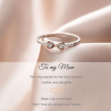 Mom And Daughter Rings, Friendship Knot, Ring For Mom, Daughter Ring, Cute Promise Rings, Mothers Day Rings, Mom Daughter Gifts, Love Knot Ring, Silver Ring For Women