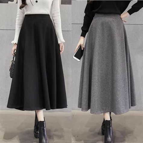 Korean Skirts, Hijabista Fashion, Long Skirt Fashion, Long Skirt Outfits, Muslim Fashion Hijab Outfits, Hijabi Fashion Casual, Muslim Fashion Hijab, Hijabi Outfits Casual, Lady Girl