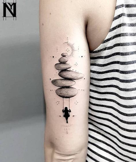 Tattoo Balance, Libra Tattoos, Balance Tattoo, Hourglass Tattoo, Libra Tattoo, Zodiac Tattoos, Shoulder Tattoos For Women, Thigh Tattoos Women, Abstract Tattoo