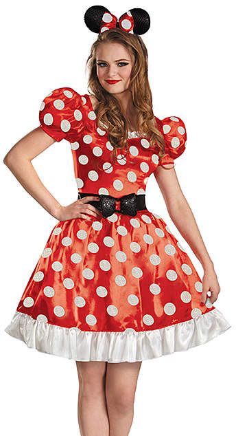 Minnie Classic Costume Set - Women #recreates#dress#peppered Minnie Mouse Roja, Toddler Boy Costumes, Toddler Costumes Girl, Minnie Mouse Costume, Plus Size Costumes, Mouse Costume, Mickey Y Minnie, Costume Themes, Disney Costumes