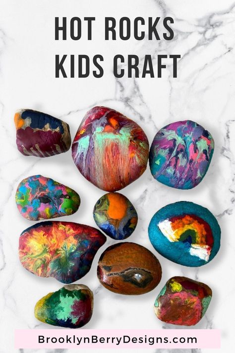 Crayon Rocks Melted, Sensory Camping Activities, Hot Rocks And Crayons, Nature Based Classroom, Melt Crayons, Crayon Rocks, Melted Crayon Crafts, Color Projects, Grandma Camp