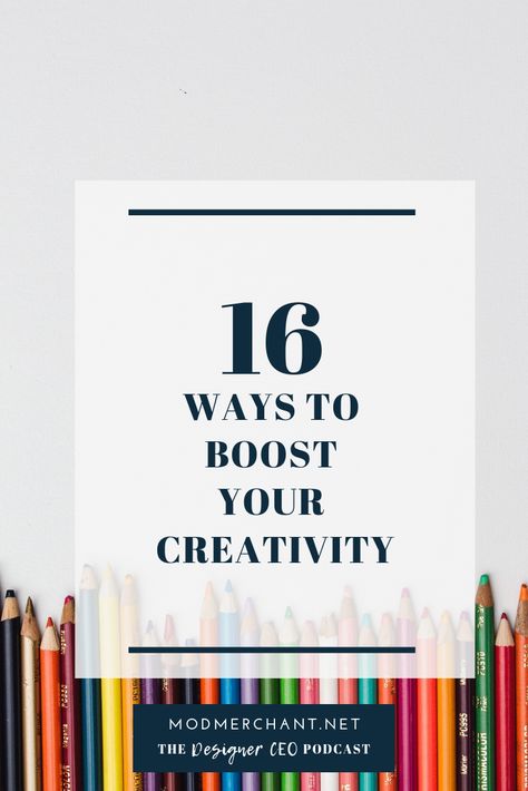 Your creativity is your money maker and is what makes you and your brand YOU! I’m sharing my favorite ways to boost your creativity and covering 16 different ideas that you can do RIGHT NOW to re-energize yourself and help you when you are feeling creatively stuck so you can move past your burnout, start creating again, and get back to business. #creativityinspiration #creativityexercises #creativedesign #creativity #modmerchant Creativity Boosters, Merchandising Tips, Small Business Help, Back To Business, Creativity Exercises, Small Business Advice, Business Consultant, Different Ideas, Entrepreneur Inspiration