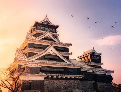 Kumamoto Castle, Japanese Castle, Kumamoto, Tag Photo, Historical Landmarks, Visit Japan, Japan Travel, Eiffel Tower, Castle