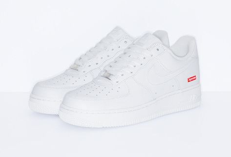 Nike Air Force 1 Low Supreme White CU9225-100 Brand NEW | IN HAND SHIPS TODAY! Get a price at https://copapair.com/nike-air-force-1-low-supreme-white-cu9225-100-brand-new-in-hand-ships-today/ Supreme X Nike, White Air Forces, Air Forces, Nike Air Force 1 Low, Air Force 1 Low, Nike Outfits, Nike Air Force 1, Nike Dunks, Superga Sneaker