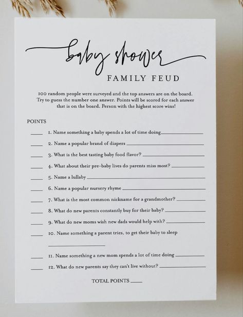 Baby Shower Family Fued Questions, Baby Shower Feud Game, Family Traditions Baby Shower Game, Nursery Rhyme Baby Shower Game, Free Printable Classic Pooh Baby Shower Games, Shower Activities, Adoption Party, Pooh Baby, Family Feud