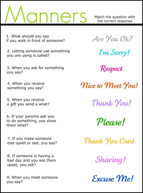 Purple Petal {Respect Myself and Others} ~ manners worksheet for "respect myself and others" Daisy Petal Girl Scout Law Activities, Manners Worksheet, Social Skills Worksheets, Scout Law, Daisy Ideas, Daisy Troop, Girl Scout Daisy, Girl Scout Activities, Social Skills Groups