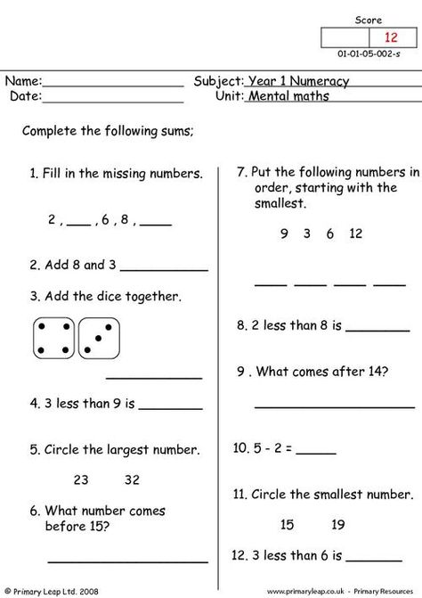 Maths Worksheet, Mental Maths Worksheets, Mental Maths, Kindergarten Math Worksheets Free, Math Practice Worksheets, Math Addition Worksheets, First Grade Math Worksheets, Maths Worksheets, Mathematics Worksheets