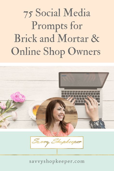 Running out of ideas for social media?  Here's a free list of 75 prompts for brick and mortar and online shop owners! Social Media Post Ideas For Retail, Clothing Boutique Social Media Post Ideas, How To Start A Brick And Mortar Boutique, Brick And Mortar Business Ideas, Retail Social Media Posts, Boutique Social Media Post Ideas, Brick And Mortar Boutique, Boutique Marketing, Social Media Ideas