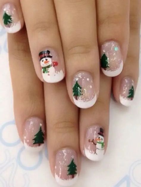 Nail Art Noel, Xmas Nail Art, Holiday Nail Designs, Cute Christmas Nails, Christmas Nails Easy, Christmas Gel Nails, Christmas Nail Art Designs, Christmas Nails Acrylic, Winter Nail Art