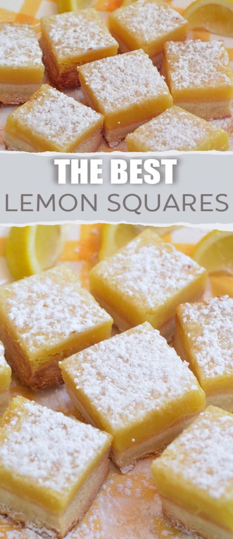 Banana Split Dessert, New Year's Desserts, Lemon Bars Easy, Lemon Bars Recipe, Lemon Squares, Cheesecake Pie, Dessert Simple, Milk Shakes, Lemon Bars