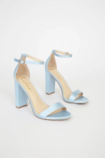 taylor heels - Lulus Search Quinceanera Heels, Baby Blue Shoes, Baby Blue Heels, Light Blue Heels, Quinceanera Shoes, Blue Sweet 16, Blue Satin Heels, Single Sole Heels, Blue High Heels