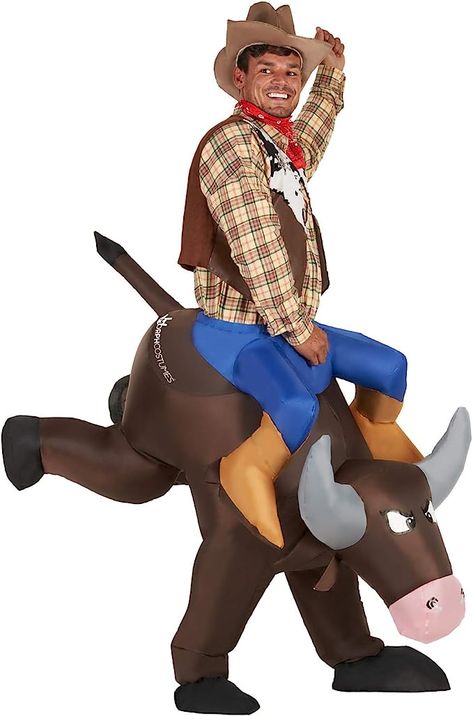 Bull Fighter Costume, Bull Rider Costume, Fighter Costume, Bull Fighter, Horse Halloween Costumes, Western Costume, T Rex Costume, Costumes Funny, Cow Costume