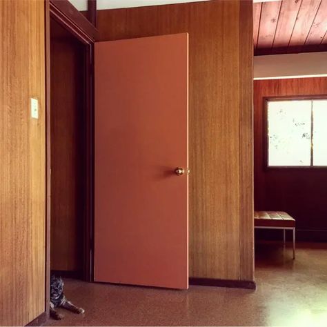 Becoming Eichler Home Owners: Sometimes It Is Just Meant To Be. - Mid Century Home Midcentury Interior Door, Mid Century Internal Door, Mid Century Pocket Door, Mid Century Internal Doors, Mid Century Interior Doors, Mid Century Doors, Eichler House, Mid Century Door, Mid Century Modern Door