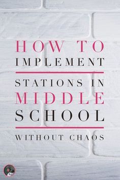 how to use stations in middle school #middleschool Middle School Classroom Management, Middle School Science Classroom, Learning Stations, Middle School Language Arts, Middle School Reading, Middle School English, Middle Schoolers, Middle School Classroom, Middle School Teachers