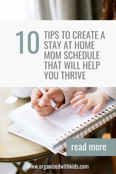 10 tips to create a stay at home mom schedule that will help you thrive Stay At Home Mom Schedule 2 Under 2, Stay At Home Mom Schedule Cleaning, Mom Daily Schedule, Stay At Home Mom Schedule Toddler, How To Be A Productive Stay At Home Mom, Sample Stay At Home Mom Schedule, Stay At Home Mom Schedule, Build Muscle At Home, Mom With Kids