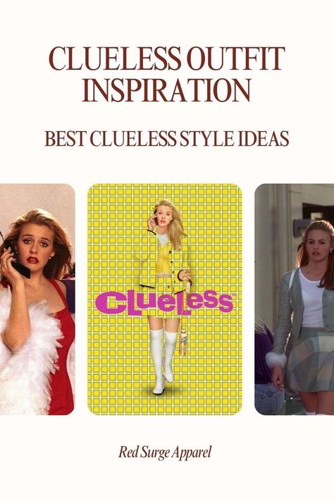 Clueless Outfit Inspiration - Best Clueless Style Ideas Clueless Inspired Outfits, Clueless Cher Outfits, Clueless Outfits Inspiration, Iconic 90s Fashion, Clueless Style, Cher And Dionne, Cher Outfits, Clueless Cher, Clueless Fashion