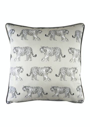 Greyscale Colour, African Jungle, Grey Cushion Covers, White Cushion Covers, Silver Cushions, Black Friday Furniture Sale, Repeat Prints, Majestic Animals, White Cushions