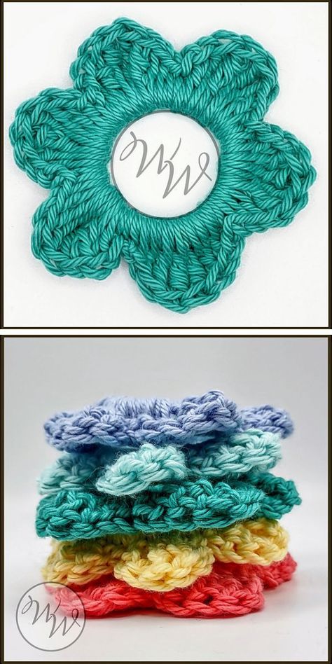 These beautiful floral scrunchies require very little skill and are super beginner friendly. They're also quick, so if you want to crochet something nice without having to think about it, this might be the answer. These crochet scrunchies are a great way to use your leftover yarn. Click on the link to get the crochet pattern for free. #freecrochetpattern #crochetscrunchies #crochetscrunchie #scrunchies #scrunchie #hairaccessory #crochethairaccessory #hairaccessories #crochethairaccessories Scrubbies Crochet, Flower Scrunchie, Crochet Scrunchies, Crochet Headbands, Velvet Design, Scrunchies Diy, Novelty Yarn, Quick Crochet Patterns, Crochet Bows