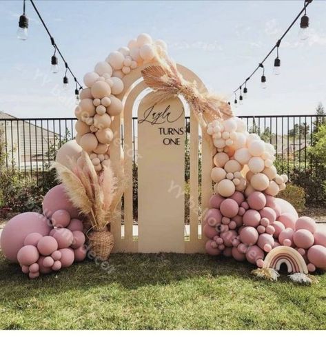 Boho Balloons, Yellow Balloons, Arch Backdrop, Garland Arch, Boho Birthday, Happy Birthday Balloons, Balloon Backdrop, Pink Balloons, Arch Kit