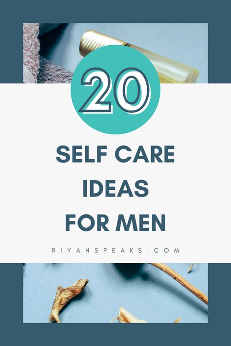 The key to men’s health is self care. It’s all about how men utilize their free time to rest, relax, and to take care of their emotional and physical wants and needs. Ways To Destress, Feel Good Books, Mental Health Activities, Wellness Activities, Self Care Ideas, Health Activities, Hobbies For Men, Deep Breathing Exercises, Relaxing Activities