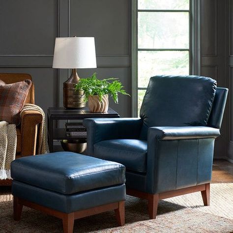 Ferndale Reclining Chair | La-Z-Boy Styling A Recliner, Flex Steel Furniture Living Rooms, Living Room Chairs Ideas Small Spaces, Blue Family Room Ideas, Coastal Castle, Small Chairs, Best Recliner Chair, Stylish Recliners, Boys Furniture