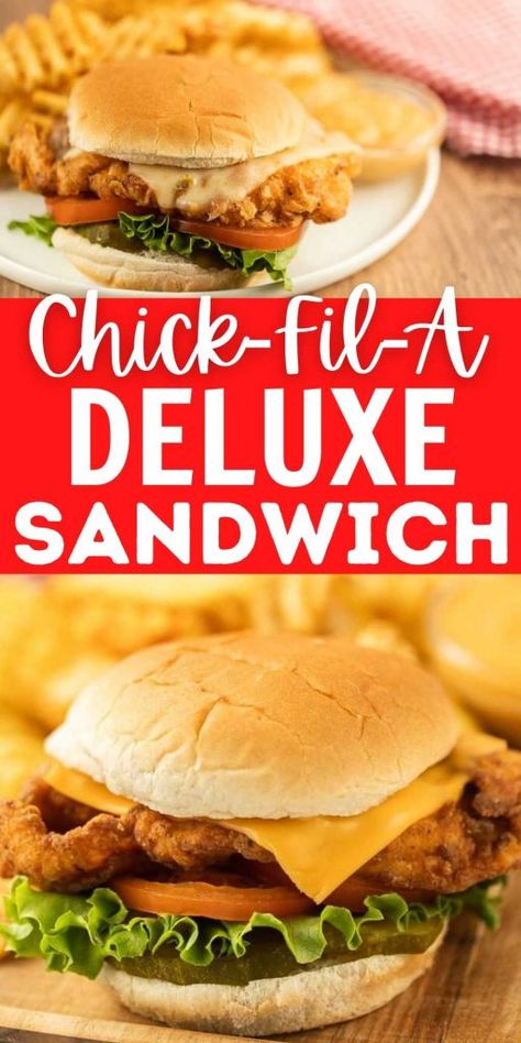 Chic Fil A Sandwich Recipe, Chick Fil A Spicy Chicken Deluxe, Crispy Chicken Sandwich Recipes, Copycat Chick Fil A Sandwich, Chick Fil A Chicken Recipe, Chick Fil A Chicken Sandwich Recipe, Chicken Breast Sandwich Recipes, Chick Fil A Recipe, Chick Fil A Sandwich