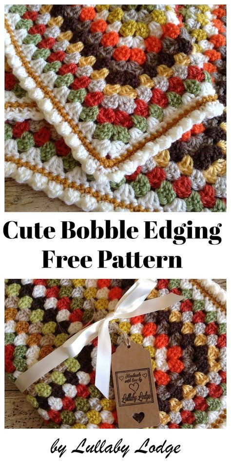 Crochet Blanket Border, Granny Square Häkelanleitung, Crochet Blanket Edging, Crochet Border Patterns, Beau Crochet, Confection Au Crochet, Crochet For Beginners Blanket, Crochet Edging Patterns, Crochet Simple