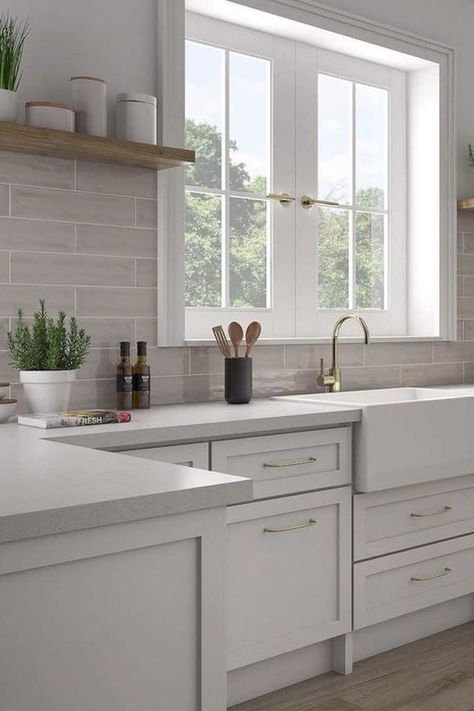 Backsplash ideas for white cabinets