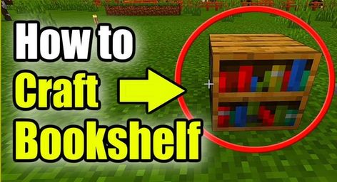 How to Make a Bookshelf in Minecraft: https://www.toevolution.com/make-a-bookshelf-in-minecraft Minecraft Recipes, Make A Bookshelf, How To Make Book, Minecraft Food, Enchanted Book, Recipes Book, The Enchantments, How To Craft, Wooden Planks