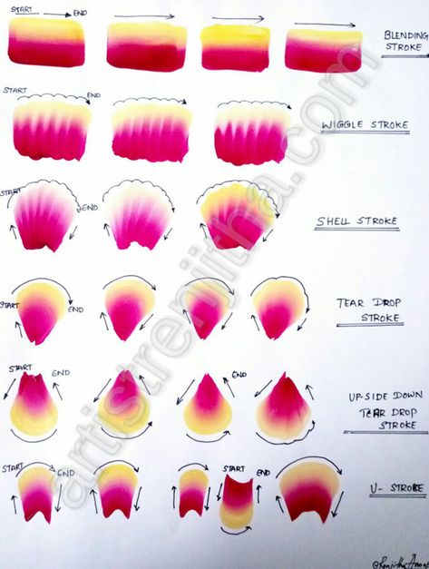 One Strok Paintings, Painting Brush Techniques, How To Paint Flowers Acrylic, Strokes Painting, Face Painting Flowers, How To Start Painting, Flowers Step By Step, How To Paint Flowers, Donna Dewberry Painting