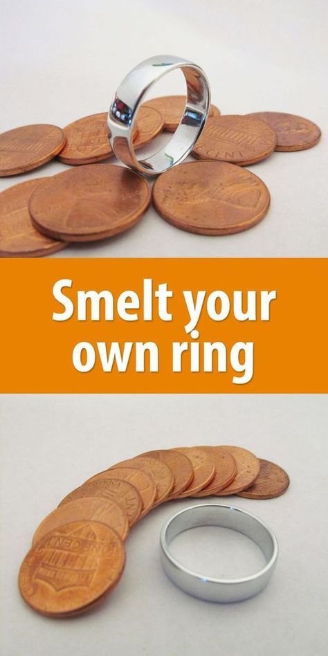 Copper Decoration, Coin Rings, Make Rings, Copper Decor, Copper Diy, Astuces Diy, Metal Working Projects, Metal Smithing, Ring Making