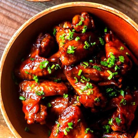 Bonchon Soy Garlic Chicken Wings Recipe Bon Chon Chicken Recipe Soy Garlic, Bon Chon Chicken, Soy Garlic Chicken Wings, Bon Chon, Garlic Chicken Wings Recipe, Korean Fried Chicken Wings, Soy Garlic Chicken, Easy Chicken Wing Recipes, Easy Chicken Wings