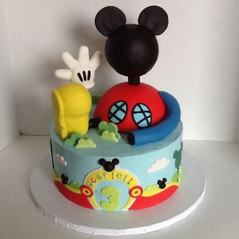 Mickey's Fun House Cake Mickey Mouse Fun House, House Cake, Fun House, Mouse Birthday, Mickey Mouse Birthday, Boy Birthday Party, Baby Birthday, Boy Birthday, Home Goods