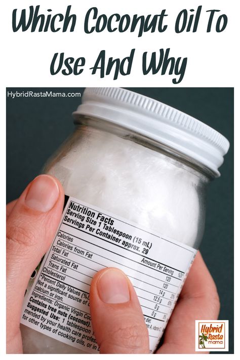 Do you know which coconut oil to use? It can be so confusing. Virgin coconut oil, refined coconut oil, unrefined coconut oil, MTC oil... the list goes on and on. And what about coconut oil brands? There are hundreds! So which coconut oil is the best to use and why? Hybrid Rasta Mama shares her top picks from years and years of personal use and research! #coconutoil #coconutoilbrands #bestcoconut oil Mtc Oil, Coconut Oil Brands, Types Of Cooking Oil, Coconut Health, Coconut Oil Face Mask, Libido Boost, Holistic Pet Care, Diy Coconut Oil, Refined Coconut Oil