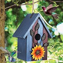 Cool Bird Houses, Hummingbird House, Wooden Bird Houses, Decorative Bird Houses, Nesting Box, How To Attract Birds, Wooden Flowers, Nesting Boxes, Small Birds