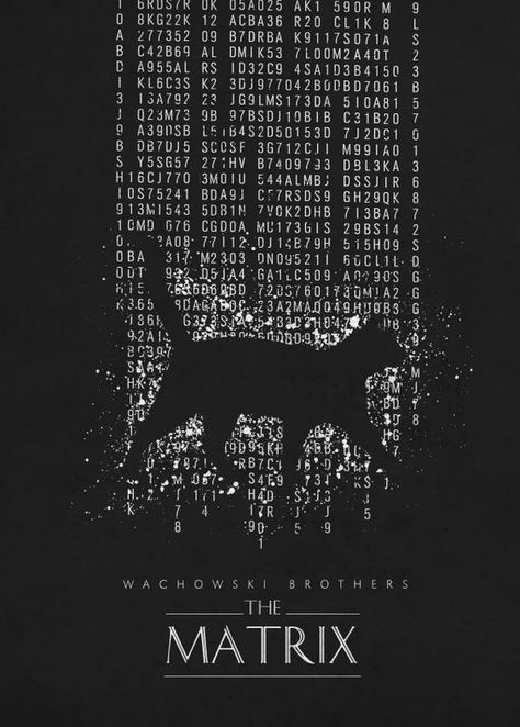 Movie Poster, Matrix, Metal Posters, Black And White, White, Black