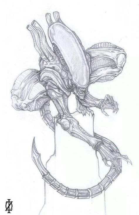 Xenomorph art Xenomorph Art Drawing, Xenomorph Art, Giger Alien, Predator Alien Art, H.r. Giger, Alien Artwork, Alien Drawings, Alien Tattoo, Arte Alien