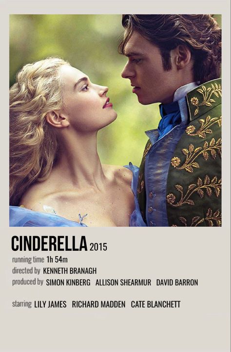 minimal polaroid movie poster for cinderella (2015) Cinderella Movie Poster, Polaroid Movie Poster, Movie Poster Room, Cinderella Movie, Cinderella 2015, Movie Card, Movie To Watch List, Film Posters Minimalist, Movie Poster Wall