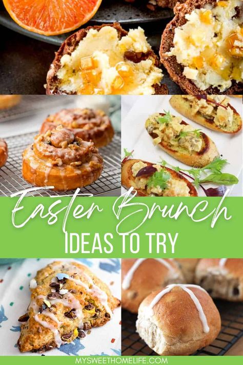 Brunch Ideas Easy, Easy Recipes To Try, Bunny Cinnamon Rolls, Easter Brunch Ideas, Easter Brunch Menu, Easter Food Appetizers, Easter Brunch Food, Easter Bread, Recipes To Try