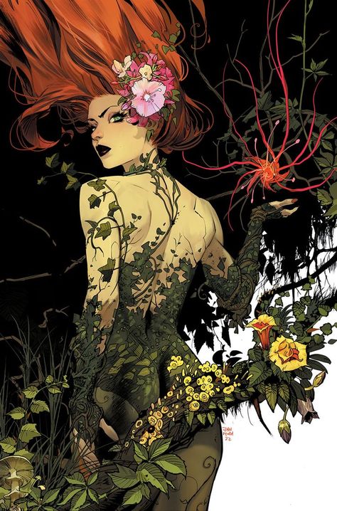 Poison Ivy Comic, Dan Mora, Poison Ivy Dc Comics, Gotham Girls, Arte Dc Comics, Bd Comics, Comics Girls, Dc Comics Art, Poison Ivy