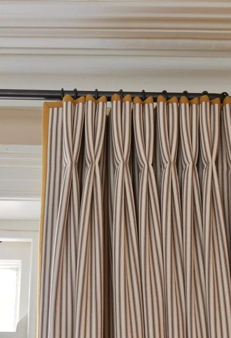 All Ian Mankin ticking stripes have been crafted with a durable herringbone weave in 100% cotton. Explore all 50 fabric colours online. Ian Mankin Curtains, Curtain And Blinds Together, Ticking Curtains, Curtains And Blinds Together, Ticking Stripe Curtains, Ian Mankin, Swags And Tails, Curtain Inspiration, Striped Curtains