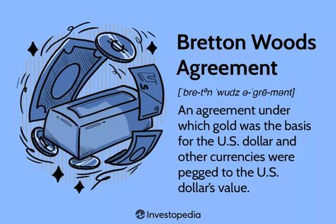 Bretton Woods Agreement and the Institutions It Created Explained Bretton Woods, Currency Exchange, Wood, Gold