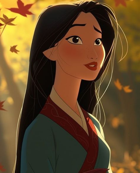 Ninja Aesthetic, Animated Princess, Disney References, Cute Disney Characters, Characters Disney, Mulan Disney, Model Sketch, Disney Icons, Disney Princess Drawings