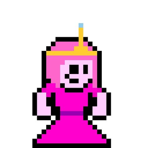 Pixel Building, Pixel Art Grid, Princess Bubblegum, Hama Beads, Adventure Time, Pixel Art, Vault Boy, Beads, Tv