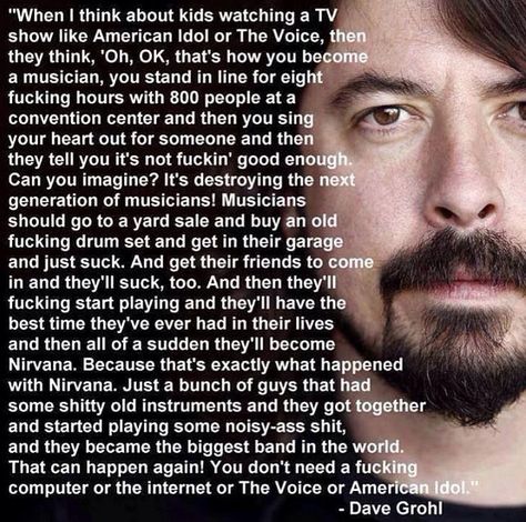 Ever Long Foo Fighters, Dave Grohl Quotes, Pop Music Quotes, David Grohl, Foo Fighters Dave, Standing In Line, Singing In The Rain, 90s Music, Dave Grohl