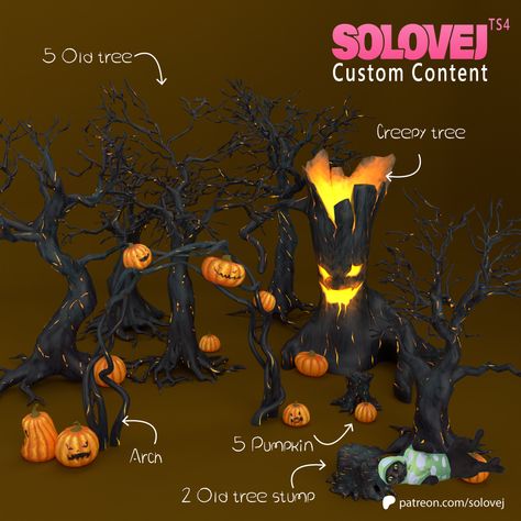 Halloween set | free cc for the sims 4 Sims 4 Cc Game Controller, Sims 4 Wizard Of Oz Cc, Sims 4 Spooky Cc, Sims 4 Halloween Cc Decor, Sims 4 Halloween Cc, Pumpkin Tattoo, Free Sims 4, The Sims 4 Packs, Free Sims